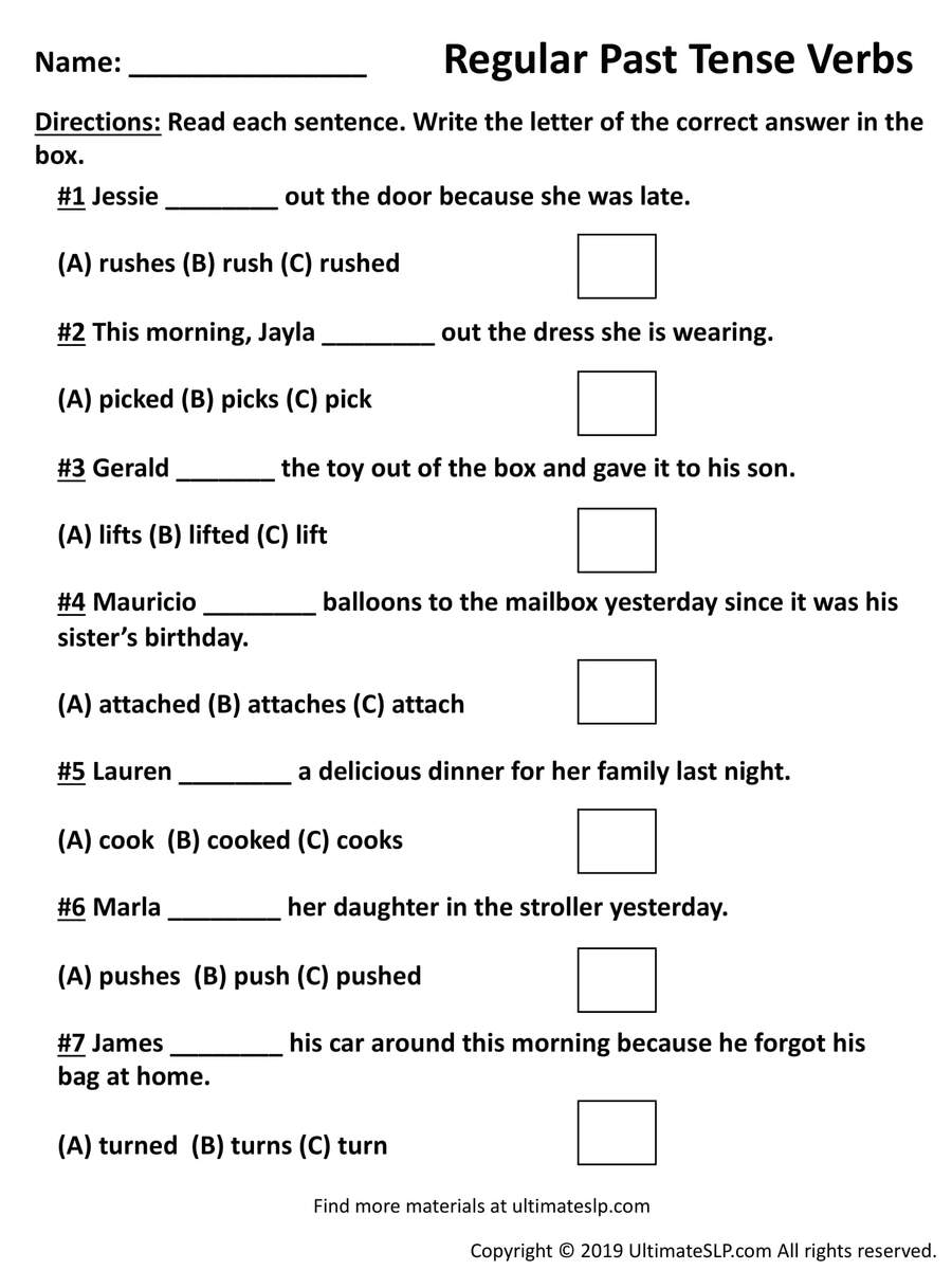 Free Regular Past Tense Verbs Worksheet Download Free Regular Past Tense Verbs Worksheet Png Images Free Worksheets On Clipart Library