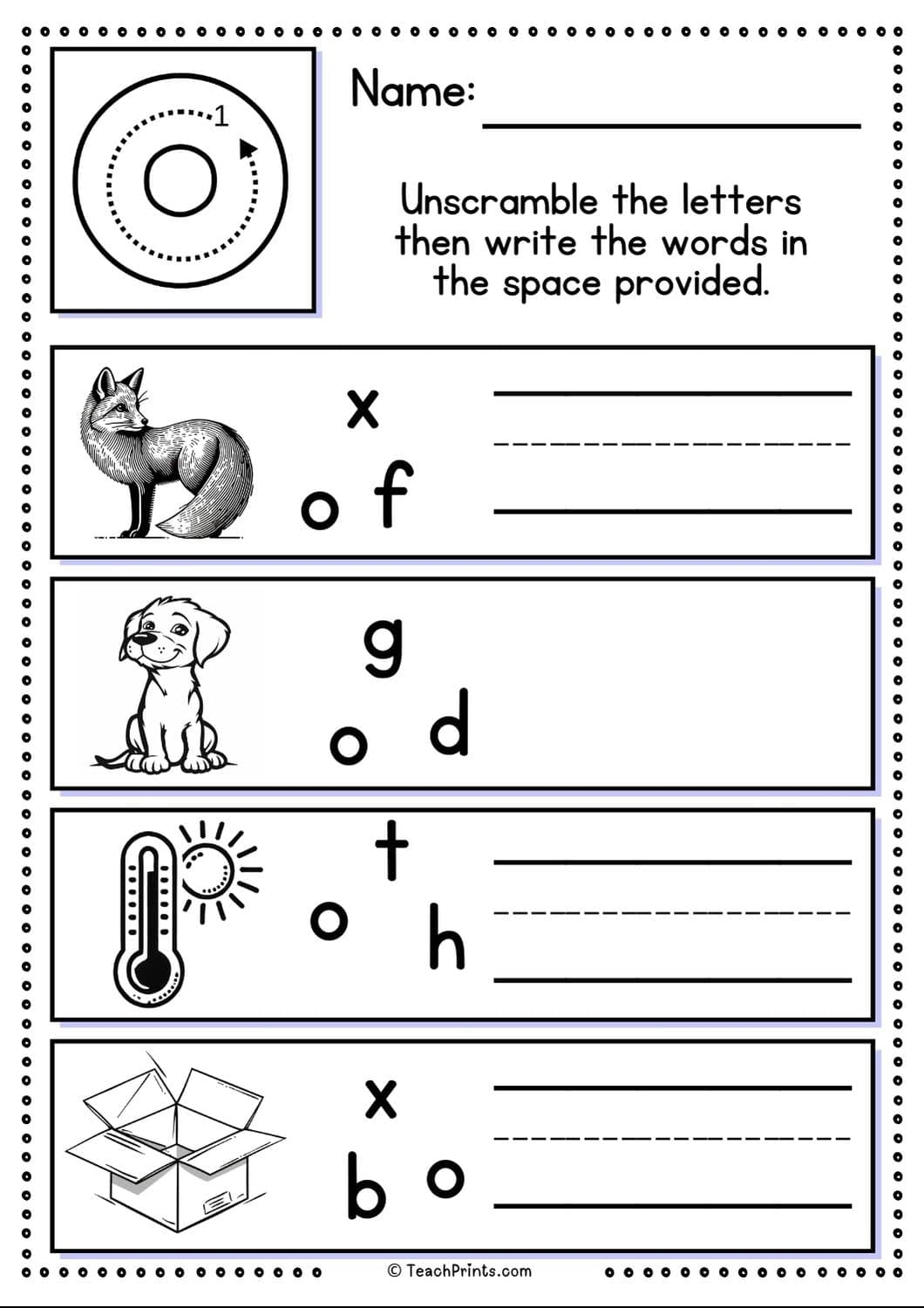 Free Short O Words Worksheets Teach Prints Free Short O Words Worksheets Teach Prints