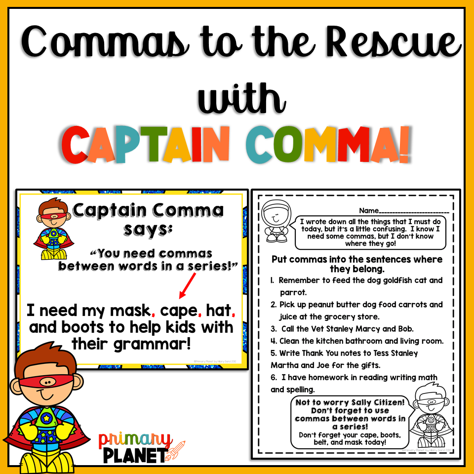 Englishlinx Commas Worksheets