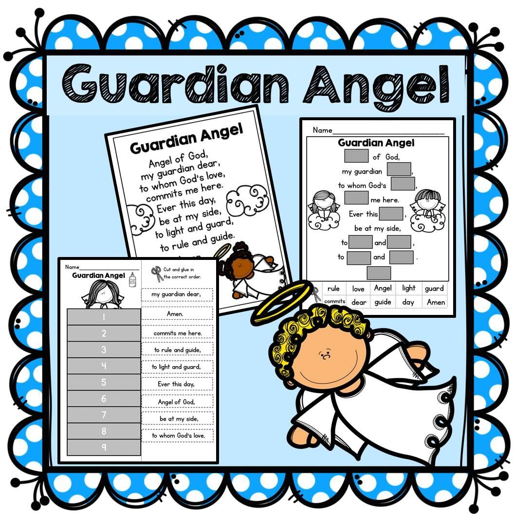 Guardian Angel Prayer Lesson Made By Teachers Guardian Angel Prayer Lesson Made By Teachers