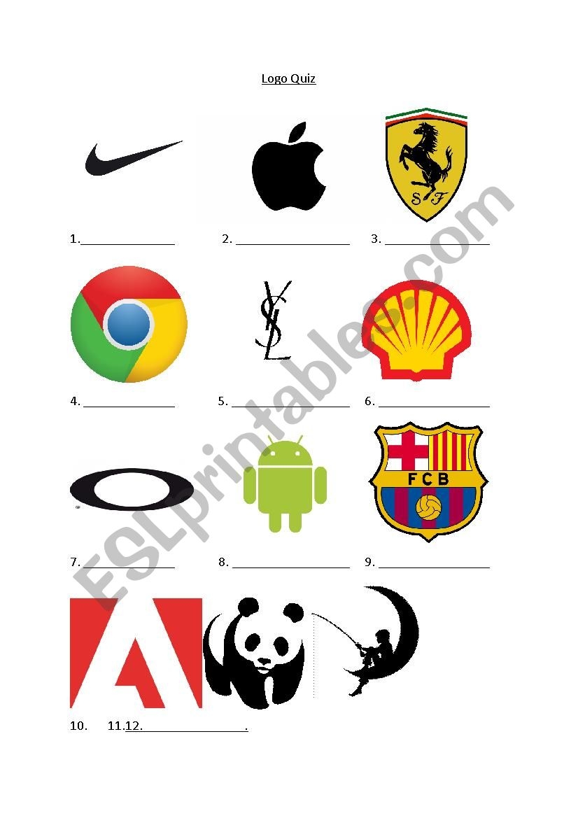 Guess The Logo Quiz Printable 2025 Www Nscottrobinson