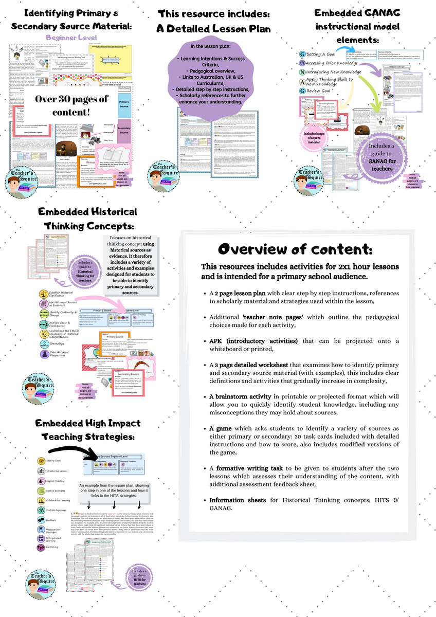 Identifying Primary And Secondary Sources For Beginners Teaching Resources Identifying Primary And Secondary Sources For Beginners Teaching Resources