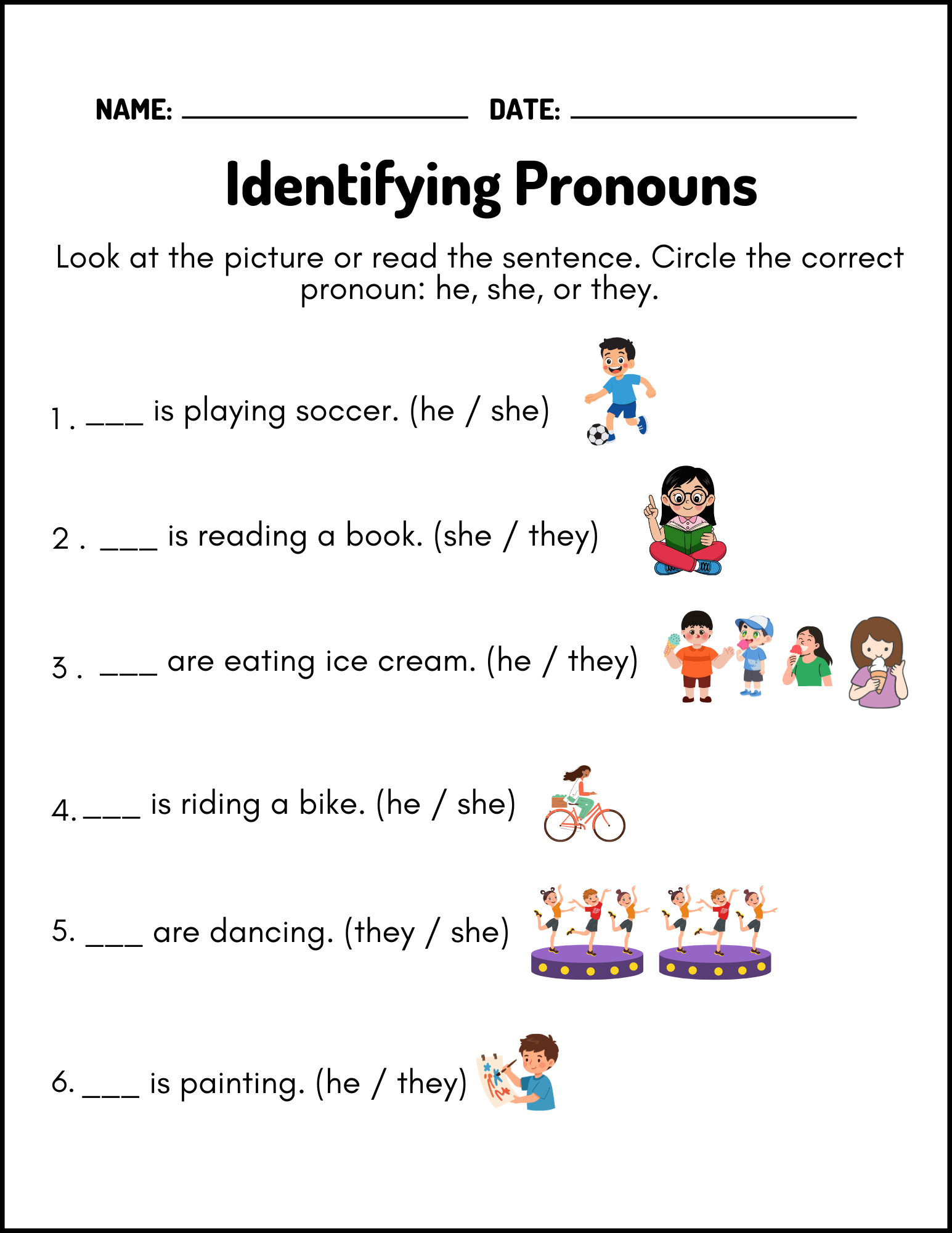 Identifying Pronouns He She They Worksheets For Speech Therapy Teaching Resources Identifying Pronouns He She They Worksheets For Speech Therapy Teaching Resources