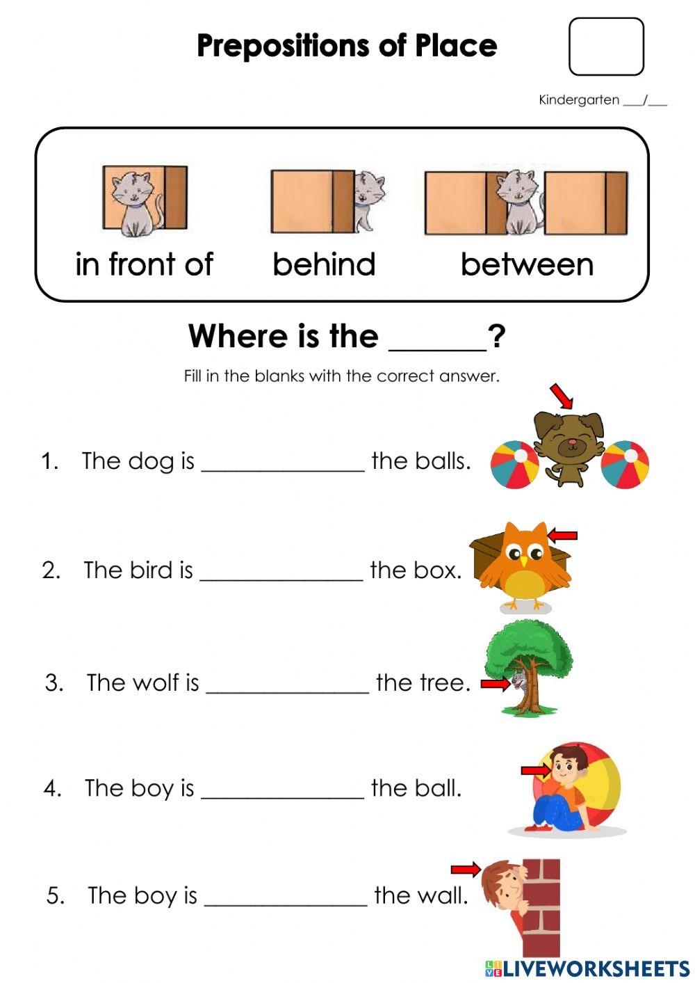 Size Distance Direction Worksheets K12 Math Worksheets