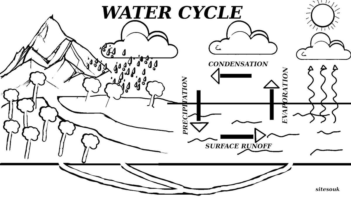 Kids Learning Science Worksheet Water Cycle Worksheet Worksheets Library