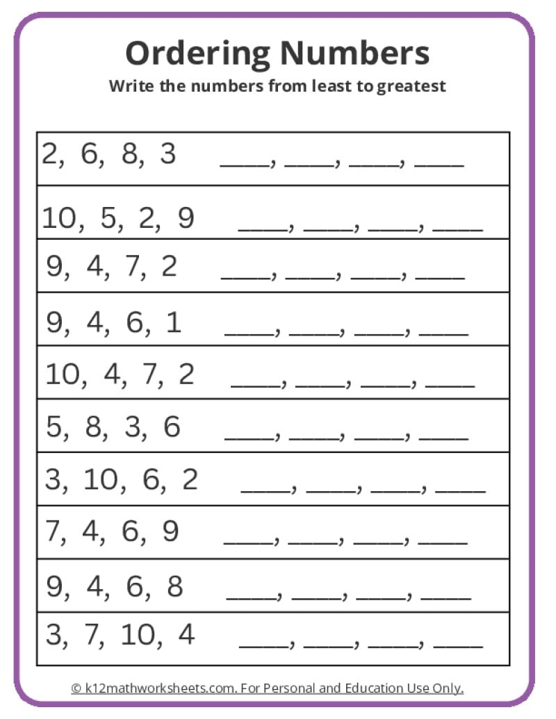 Kindergarten Comparing Numbers Worksheets Big And Small Comparison Worksheets For Preschool And Kindergarten 2 To 6 Years Kids