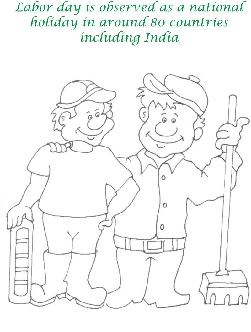 Labor Day Printable Coloring Page For Kids 8 Labor Day Printable Coloring Page For Kids 8