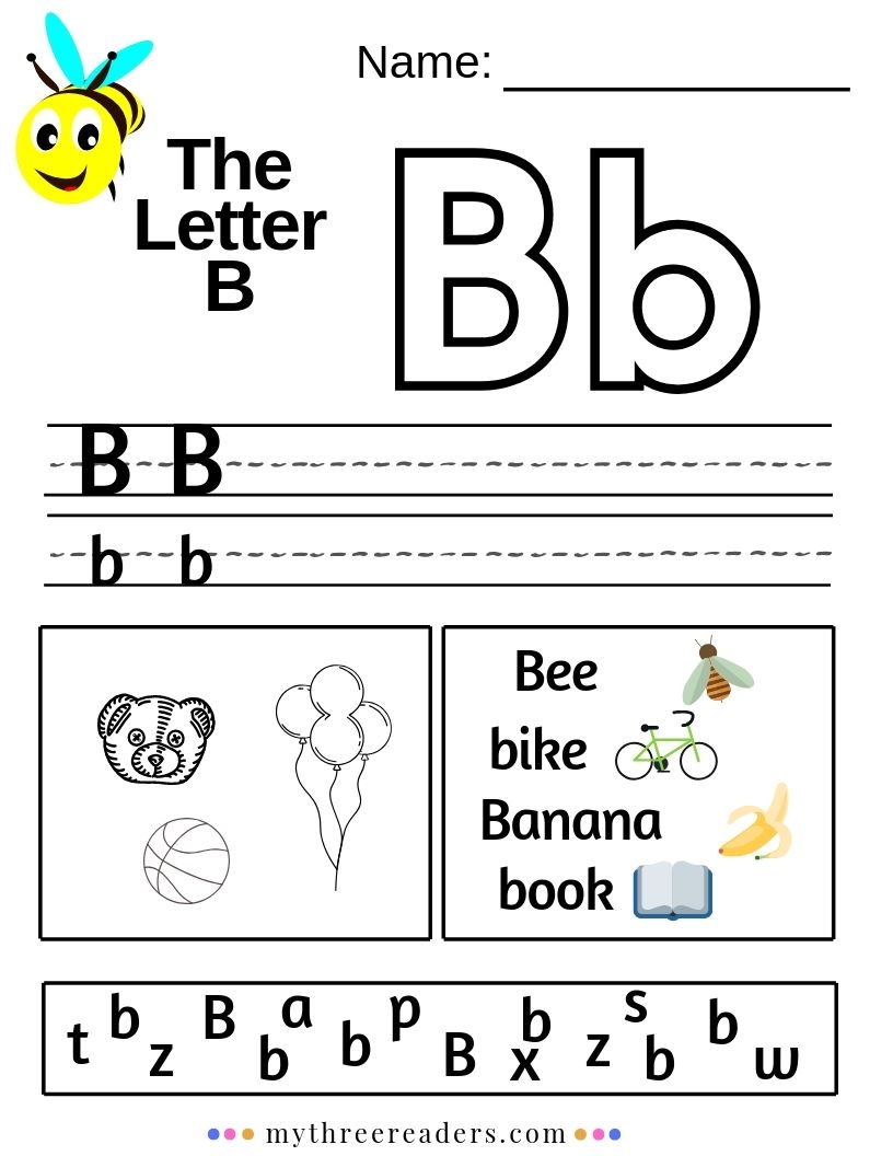 Letter B Worksheets Crafts Activites Things To Do To Teach The Letter B