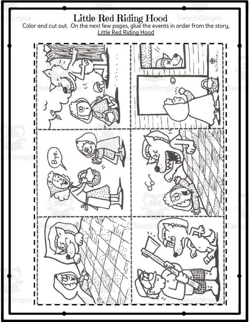 Little Red Riding Hood Sequence Events Activity By Teach Simple Little Red Riding Hood Sequence Events Activity By Teach Simple