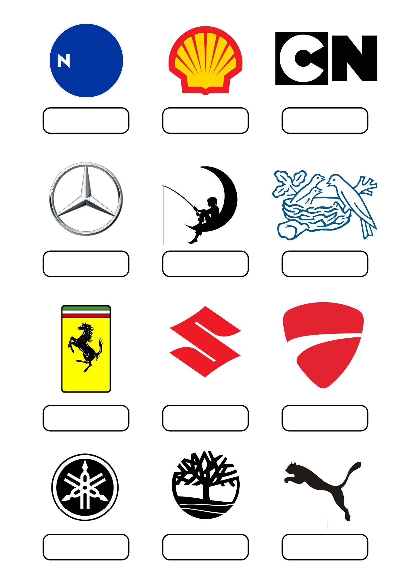 Guess The Logo Quiz Printable 2025 Www Nscottrobinson