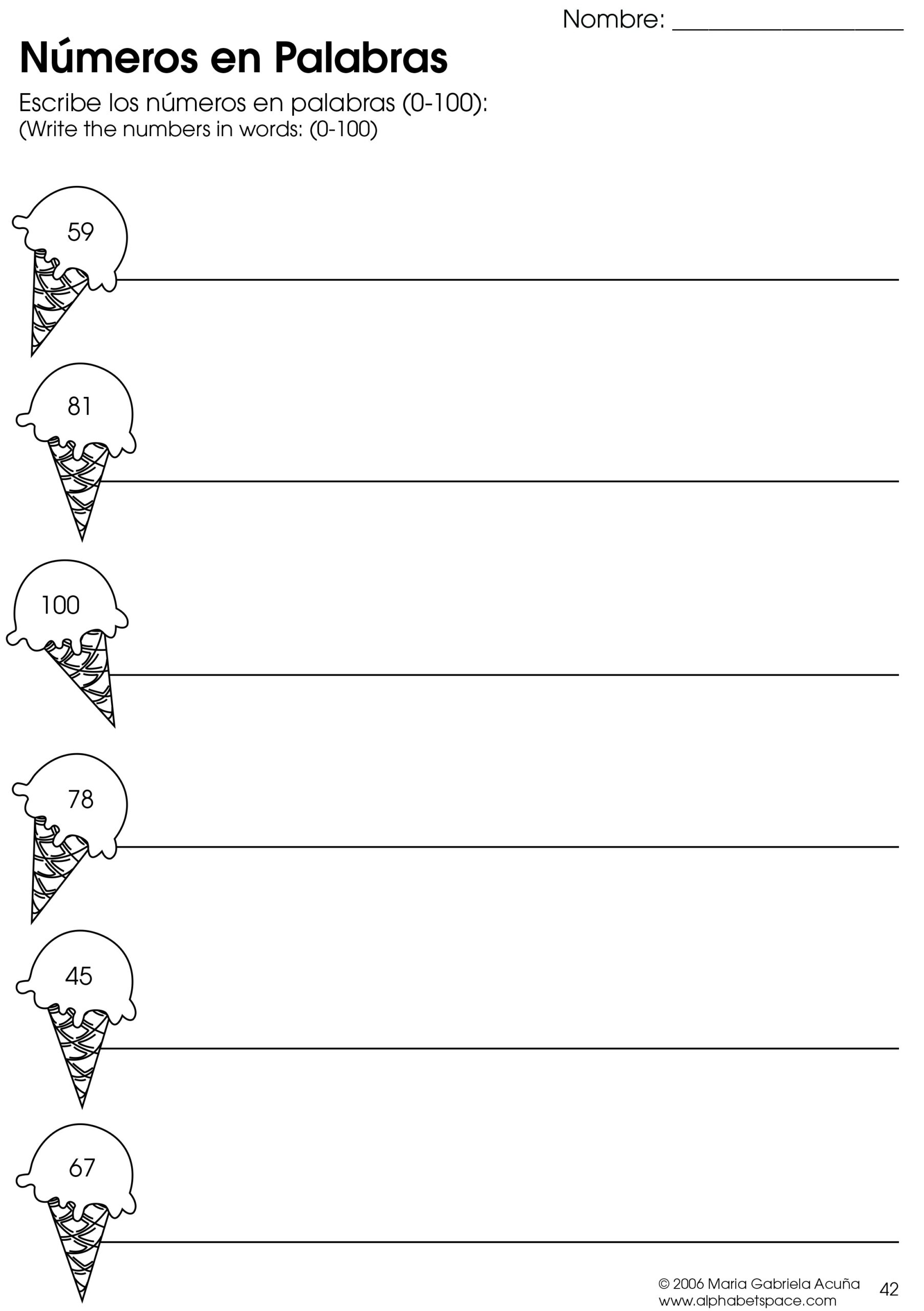 Los N Meros Numbers Spanish Learning Resources Los N Meros Numbers Spanish Learning Resources