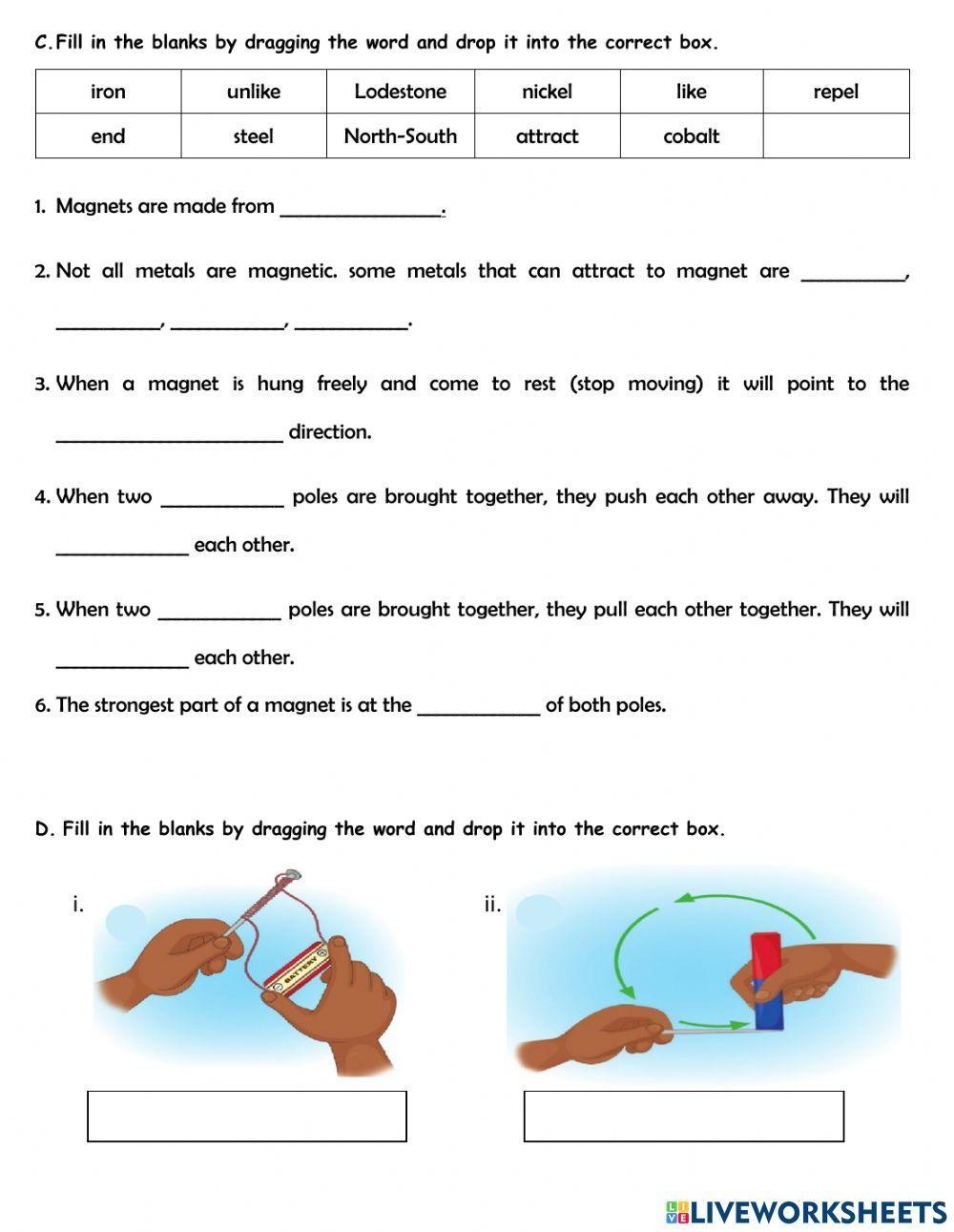 Magnetic Worksheets Engaging Activities And Exercises For Understanding Magnets Magnetic Worksheets Engaging Activities And Exercises For Understanding Magnets