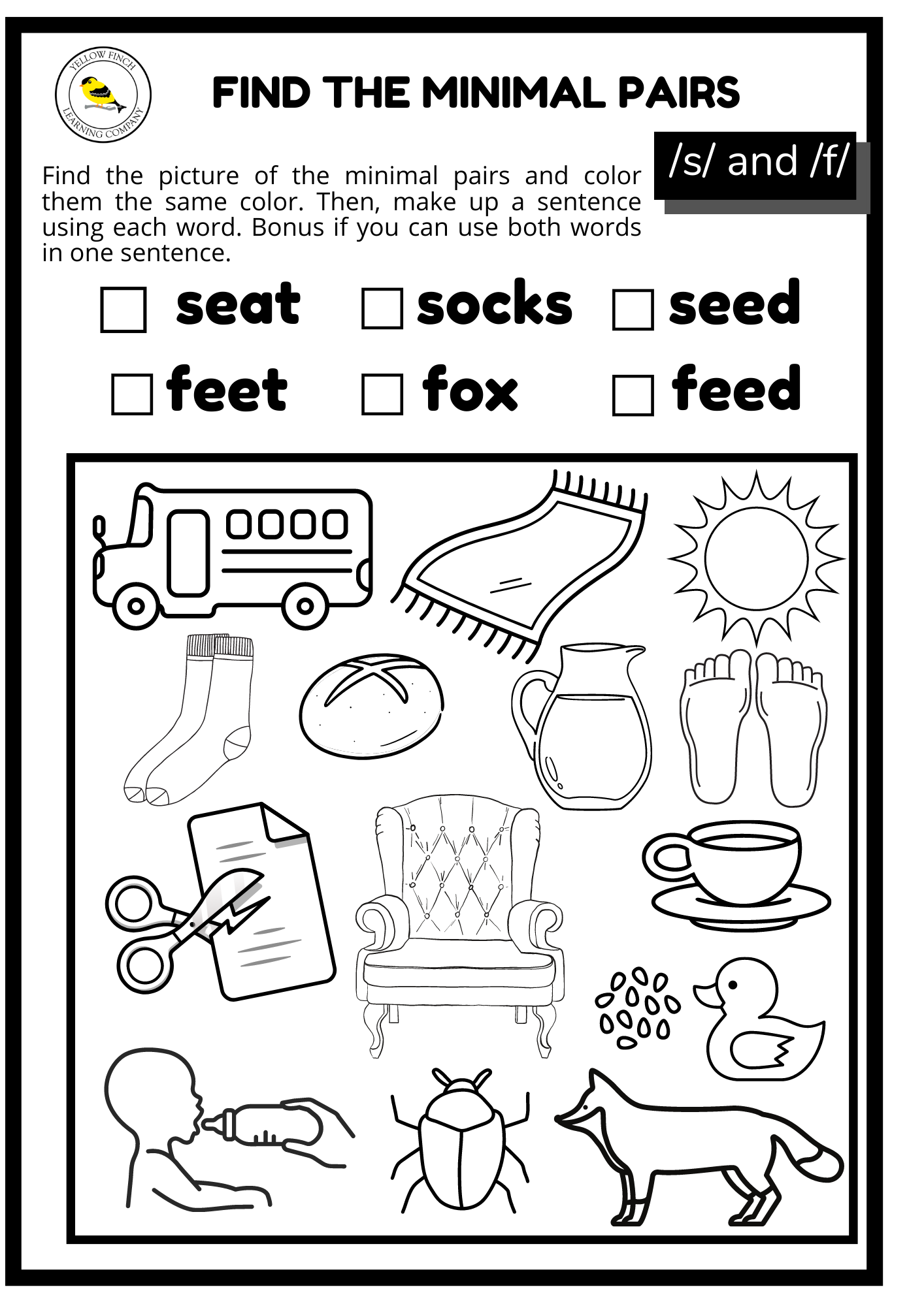 Minimal Pair S And F Worksheet FREE DOWNLOAD Yellow Finch Worksheets Library Minimal Pair S And F Worksheet FREE DOWNLOAD Yellow Finch Worksheets Library
