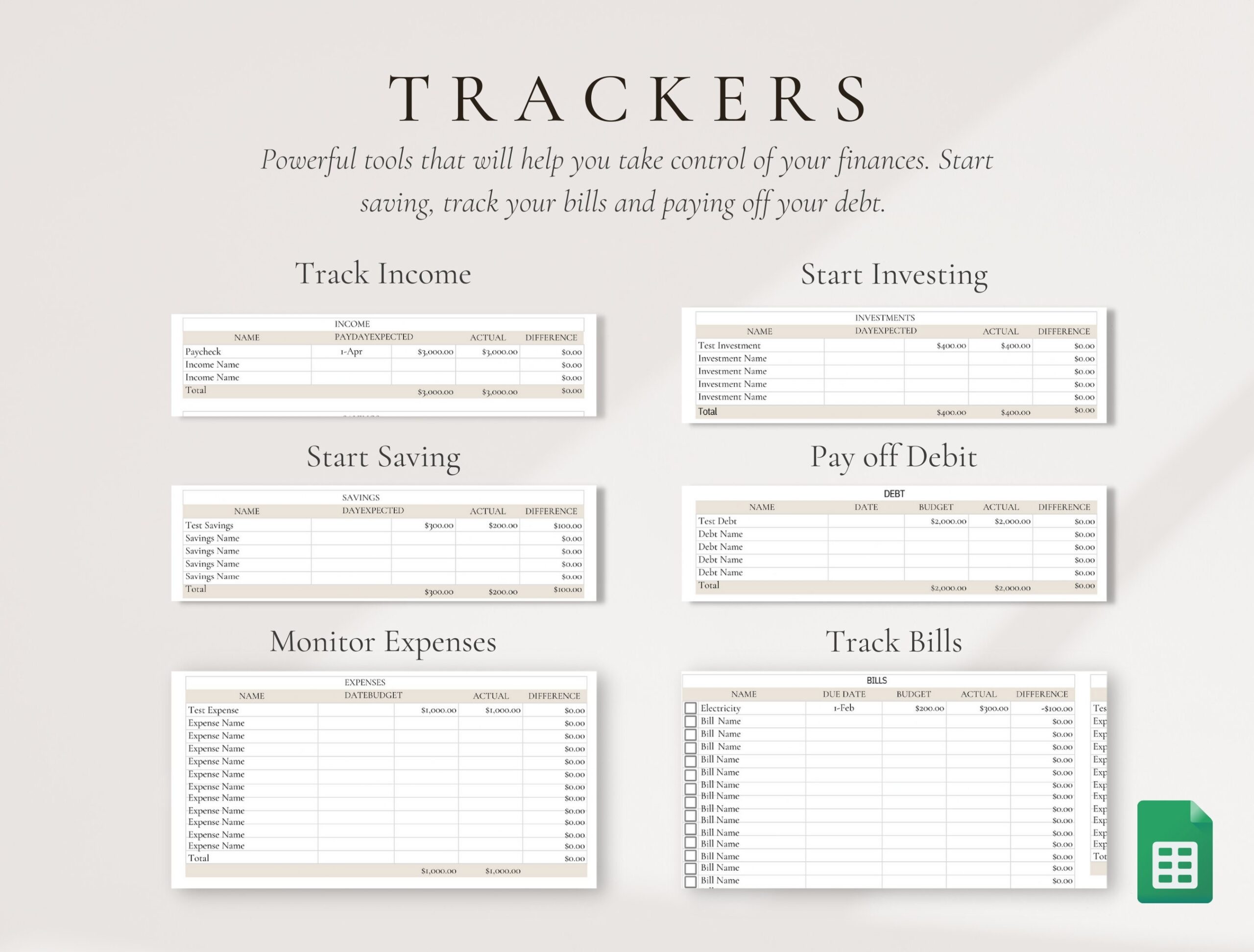 Printable Marketing Budget Sheet Ad Budgets Simple Marketing Cost Calculator Online Reseller Budget Sheet A4 And Letter Etsy