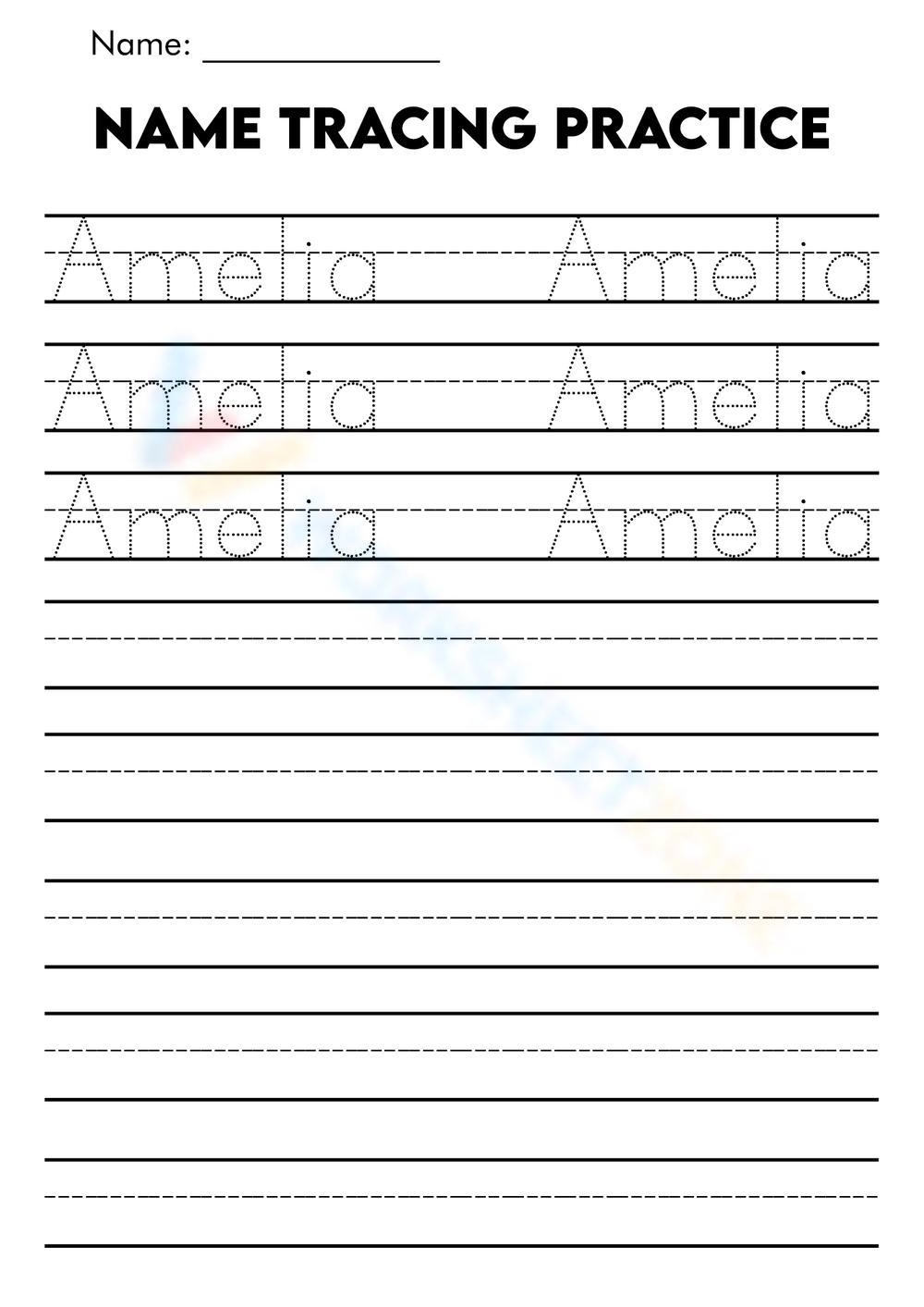 Name Tracing Worksheets Printable Handwriting Worksheet Creator Free DIY Homeschooler