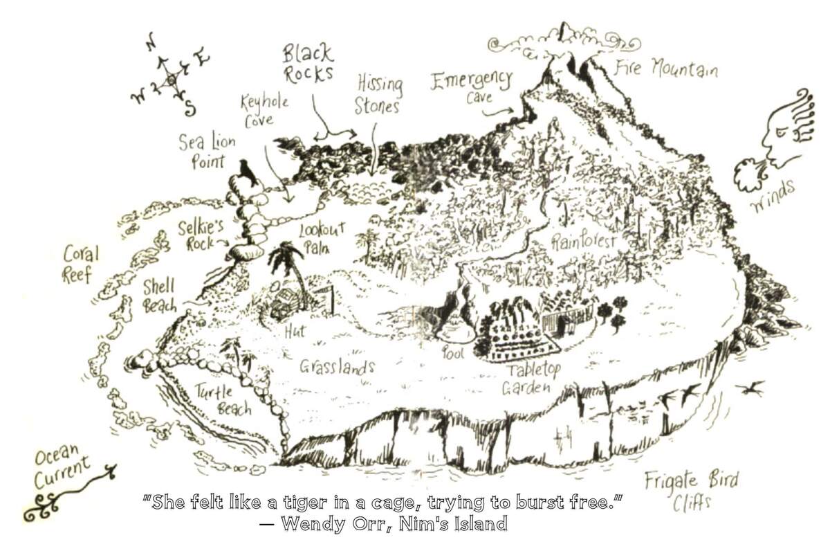 Nim s Island Map With Quote