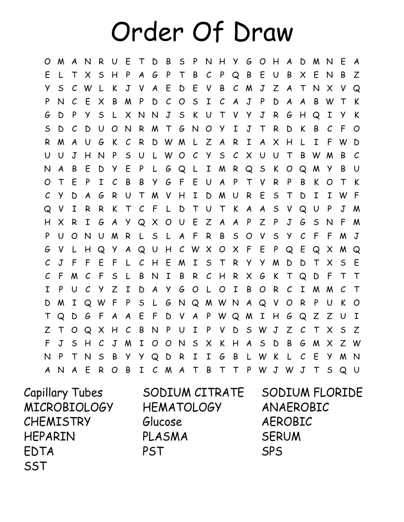 Order Of Draw Word Search WordMint Order Of Draw Word Search WordMint