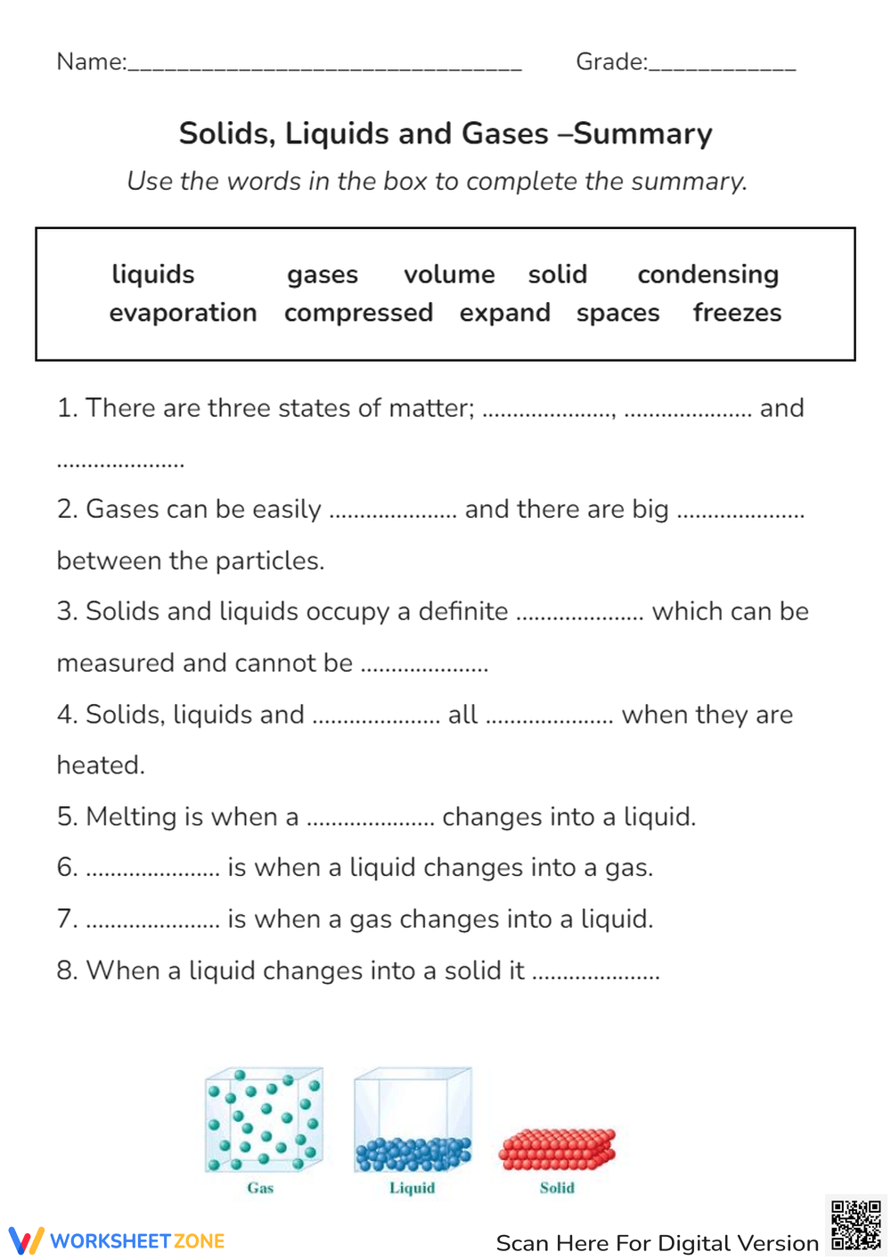 Printable 5th Grade Classification Of Matter Solid Liquid Gas Worksheets Printable 5th Grade Classification Of Matter Solid Liquid Gas Worksheets