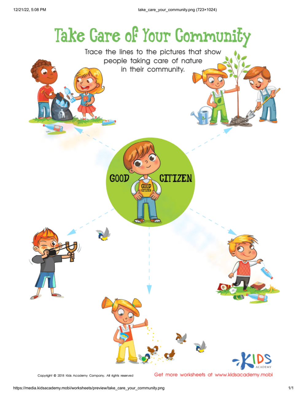 Printable Citizen In The Community Worksheets Download