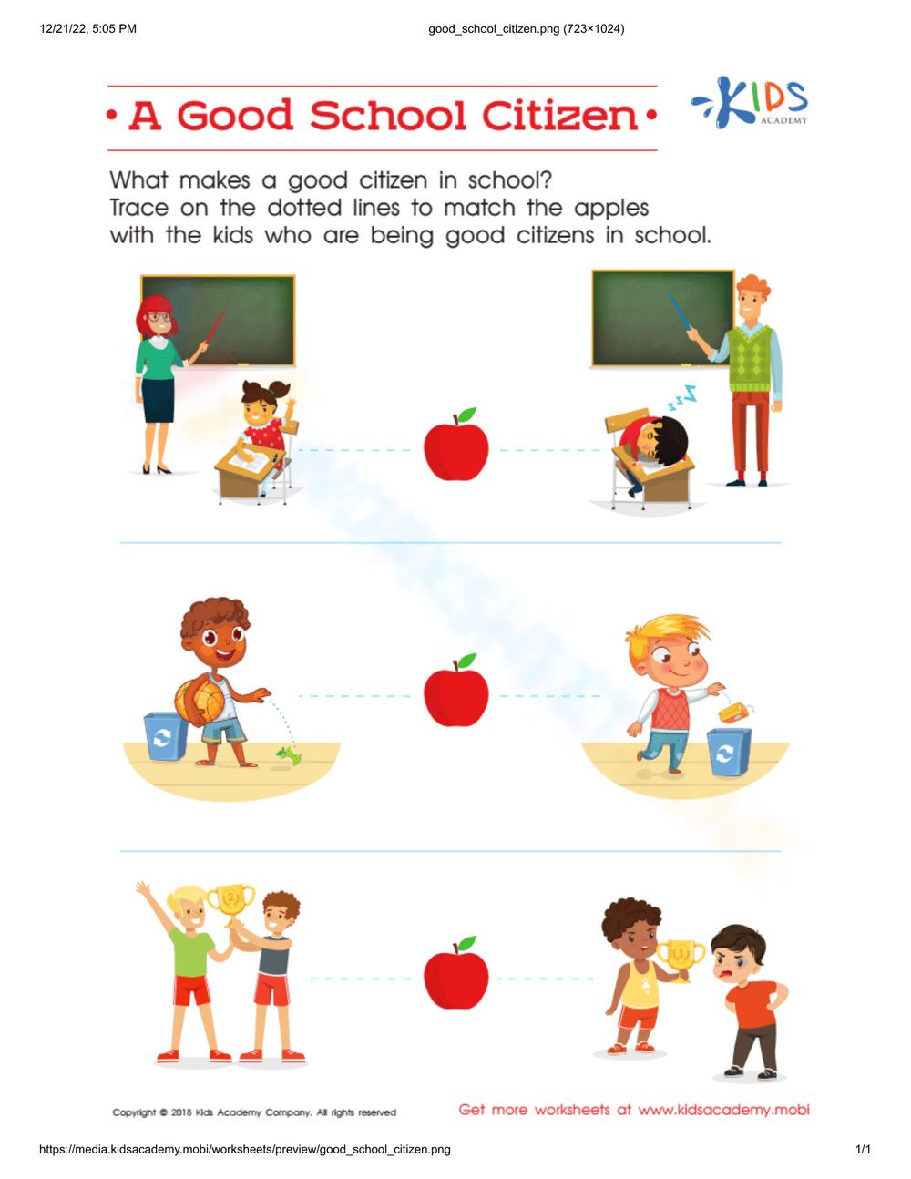 Printable Citizen In The Community Worksheets Download