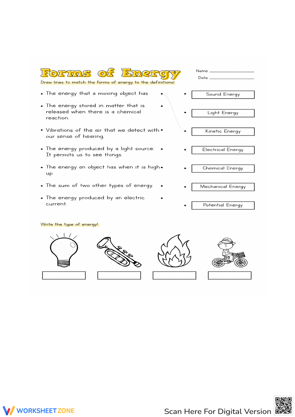 Printable Forms Of Energy Worksheets Download Printable Forms Of Energy Worksheets Download