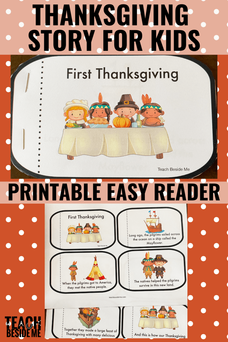 Printable Story Of Thanksgiving For Kids Teach Beside Me Free History Of Thanksgiving Coloring Page