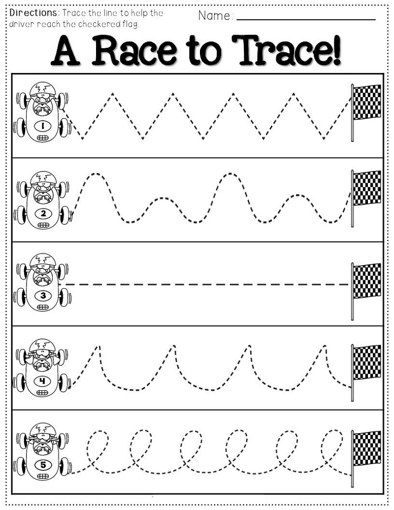 FREE Printable Tracing Lines Worksheets For Preschool And 3 Year Olds