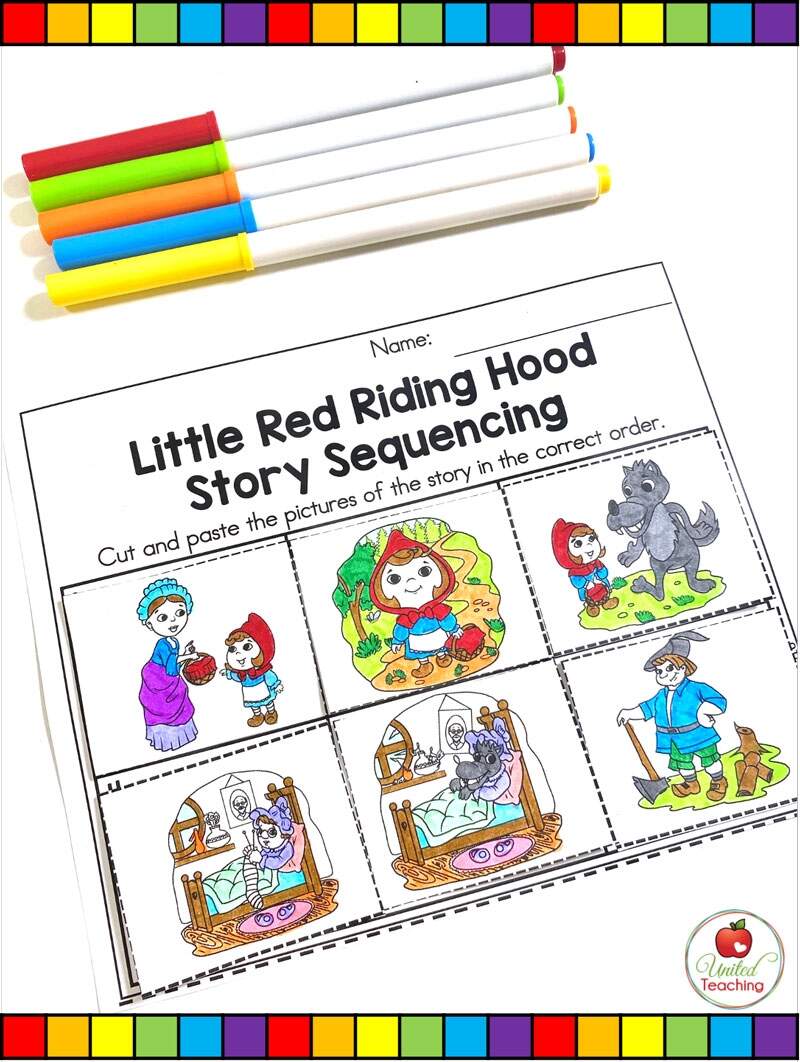 Red Riding Hood Fairy Tale Activities United Teaching Red Riding Hood Fairy Tale Activities United Teaching