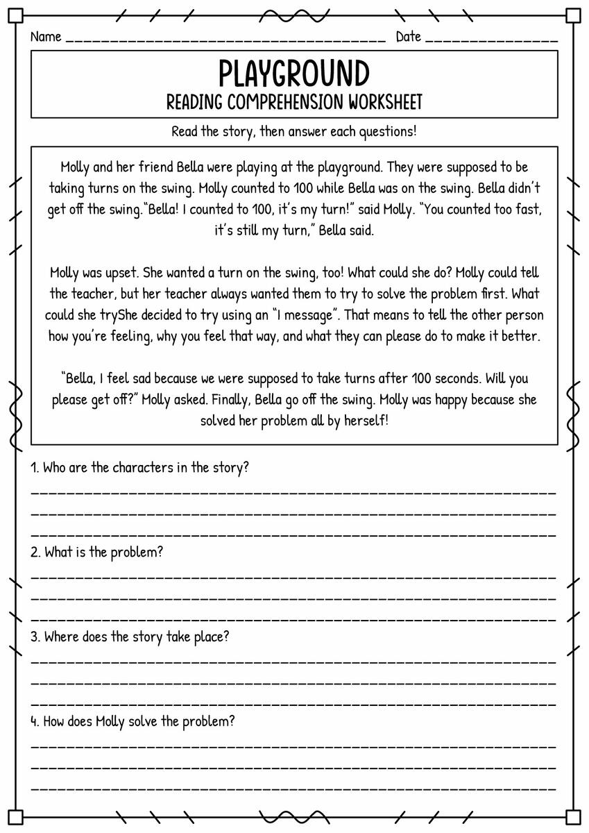 Second Grade Reading Comprehension Worksheets Engage Young Readers Second Grade Reading Comprehension Worksheets Engage Young Readers