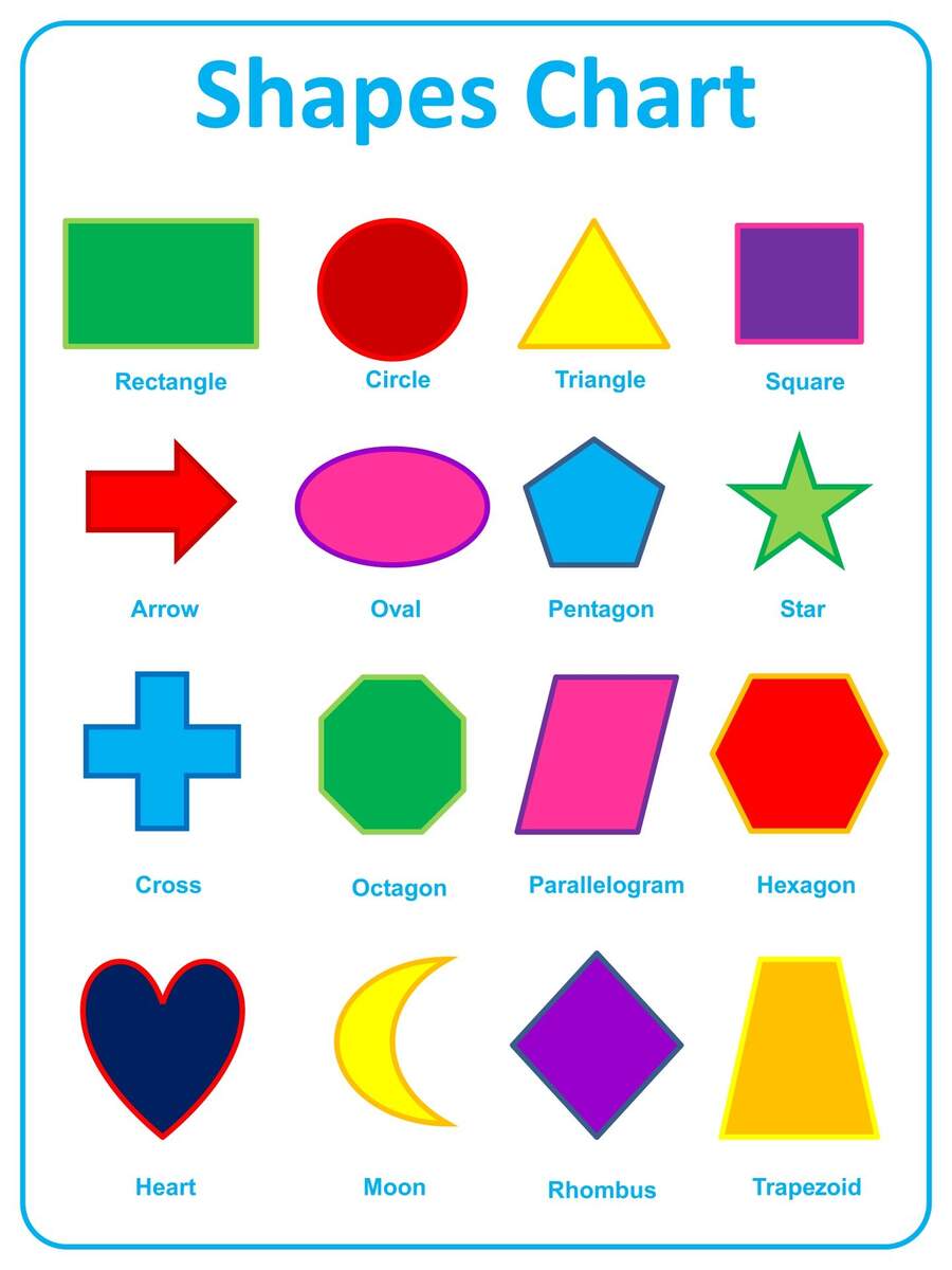 Shapes 40 Double Card Flash Cards 2 6 Years Shapes 40 Double Card Flash Cards 2 6 Years