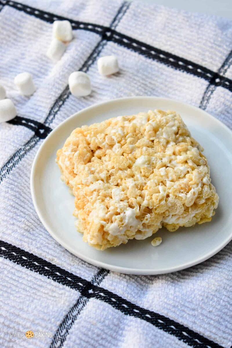 Single Serving Rice Krispie Treat Stress Baking