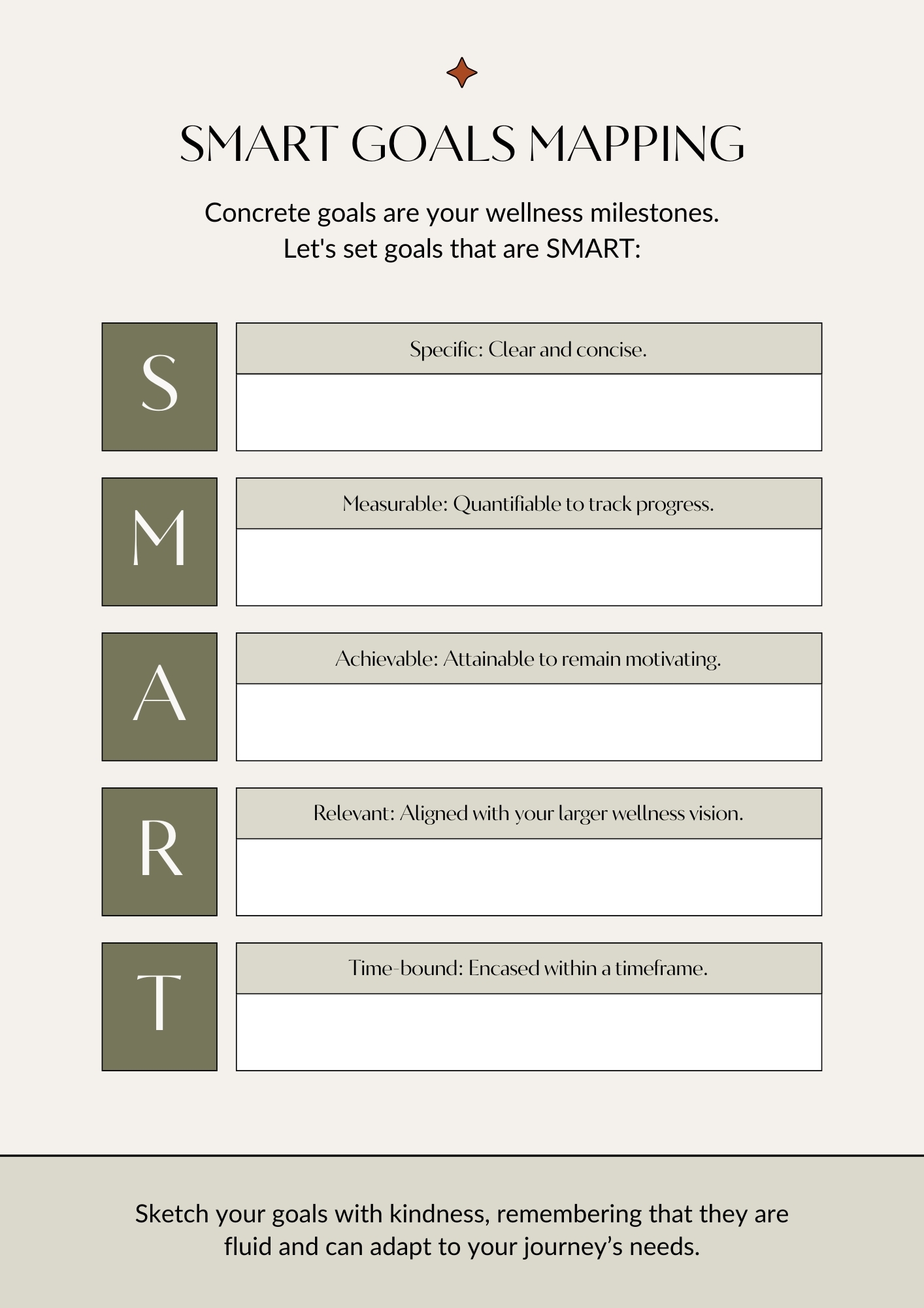 SMART Goals Worksheet Templates Downloads Examples