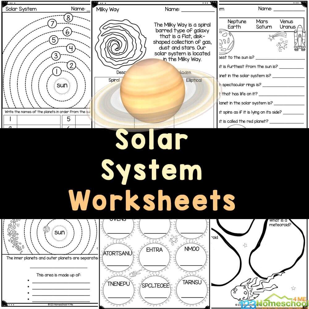 Solar System Worksheets Worksheets Library