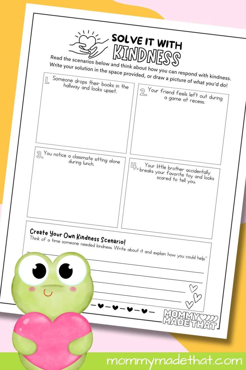 Solve It With Kindness Free Printable Worksheet Solve It With Kindness Free Printable Worksheet