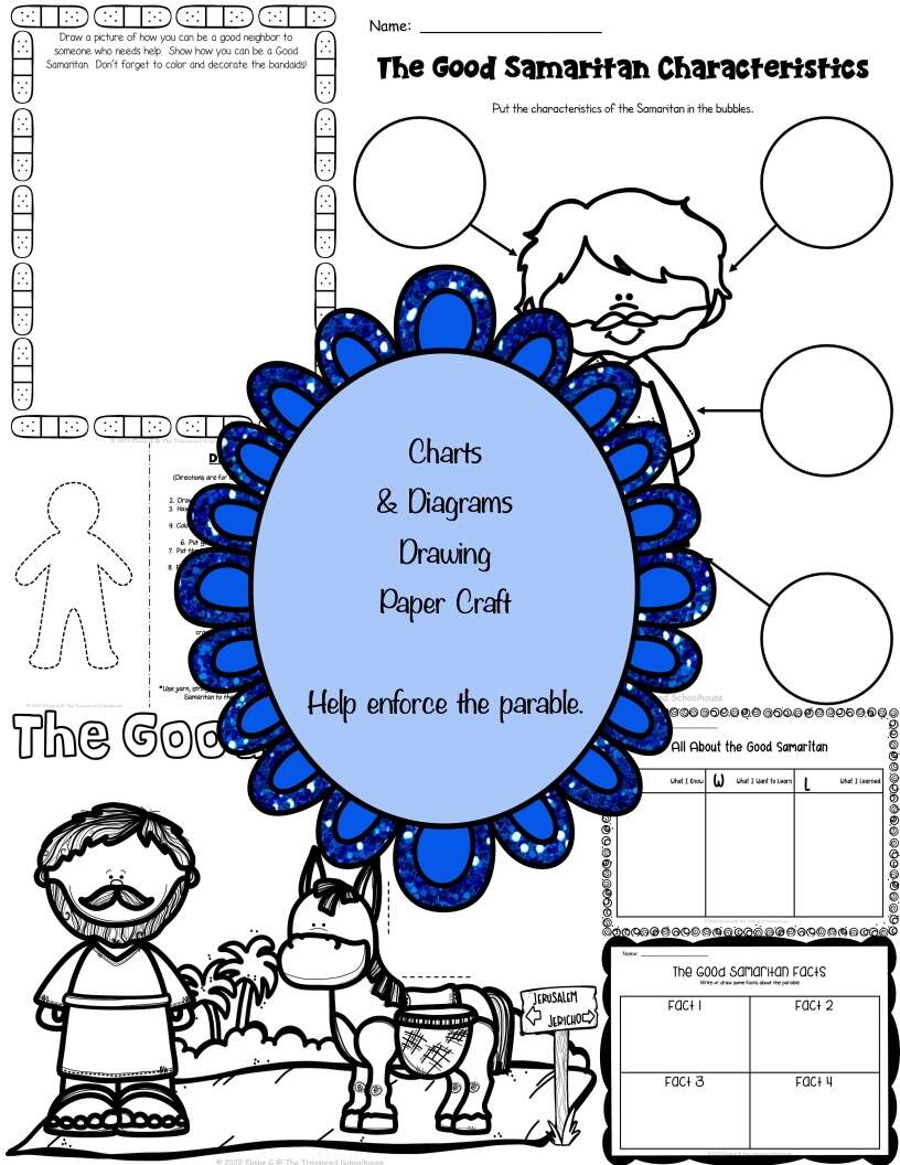 The Good Samaritan Worksheet And Activity Pack 2 Made By Teachers Good Samaritan Activity Sheets Printable