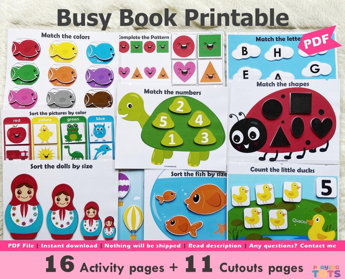 Circle Time Learning Binder Preschool Kindergarten Worksheets PDF Etsy