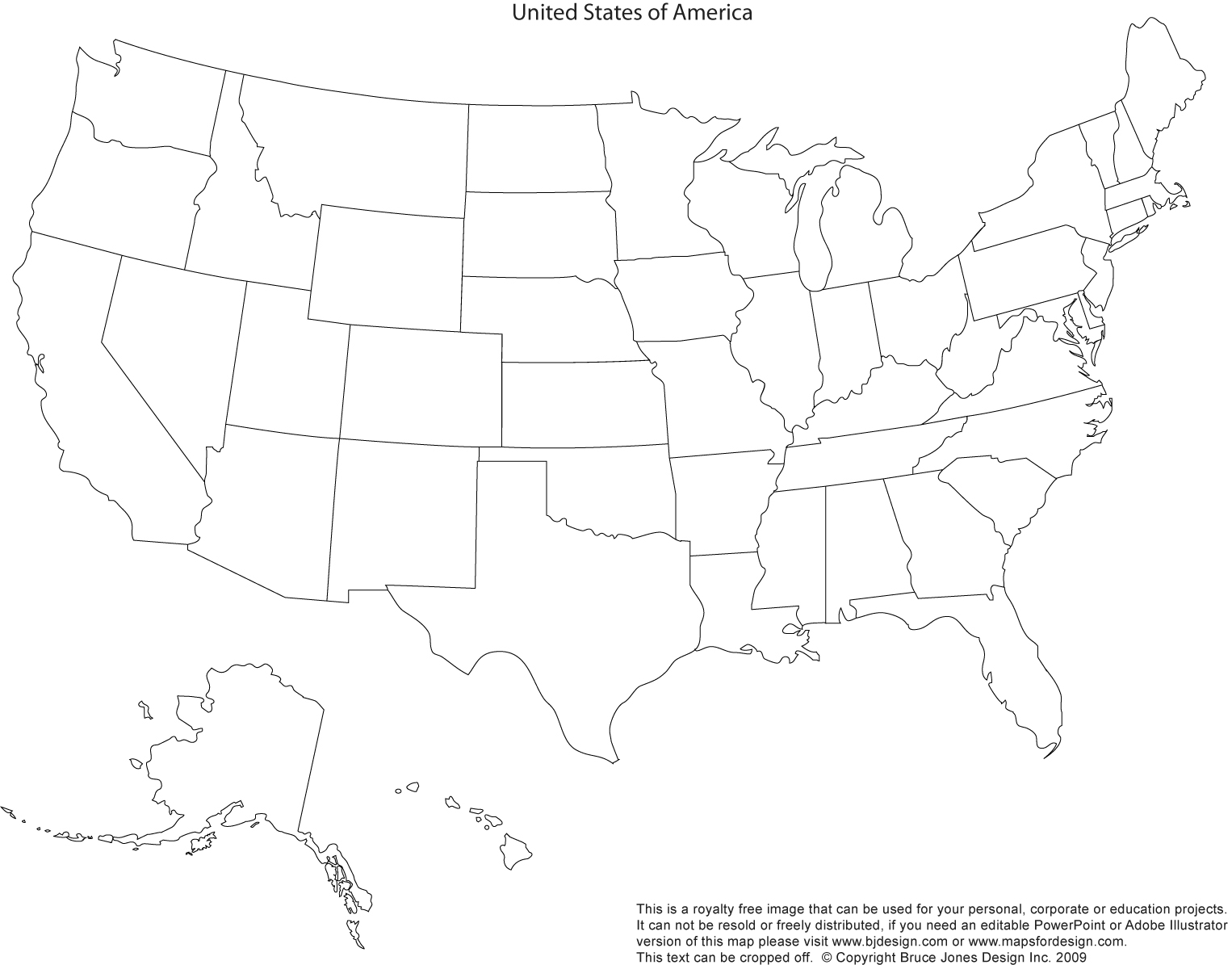 Free Printable Maps Of The United States Bundle