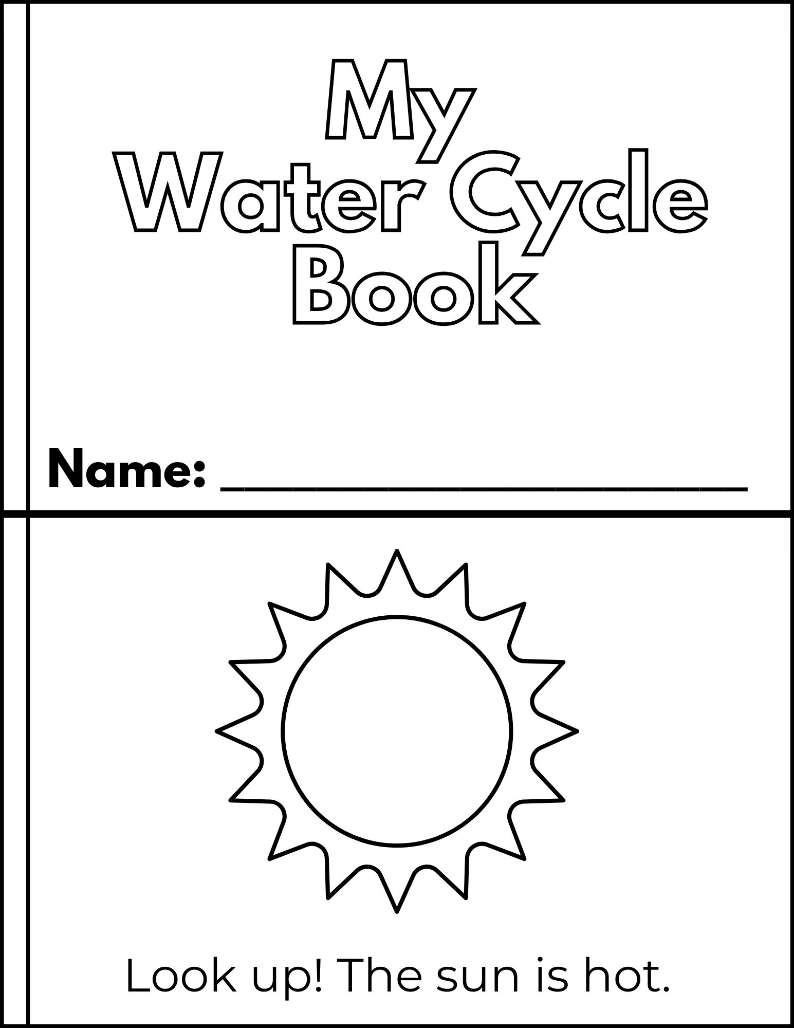 FREE Printable Water Cycle Worksheets For Kids