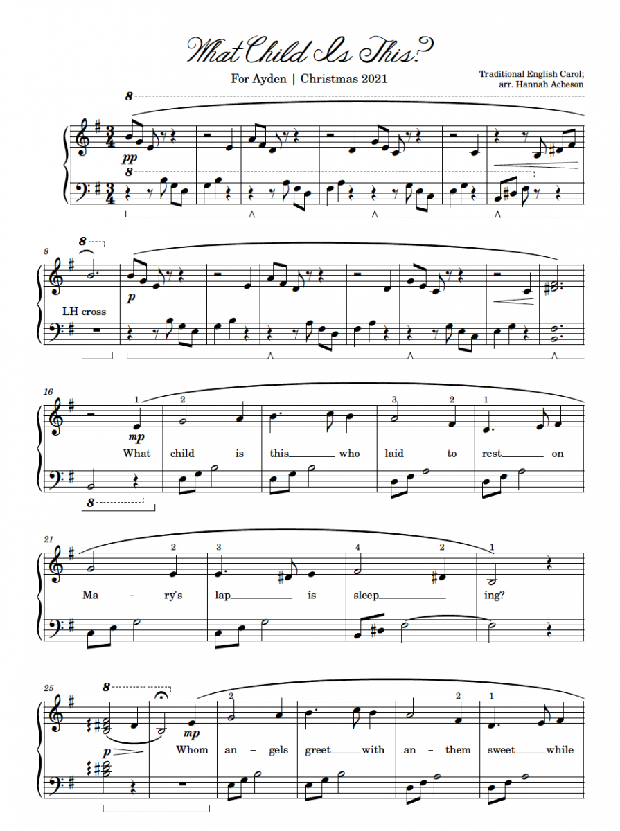 Christmas Time Is Here Charlie Brown Easy Piano Sheet Music The Piano Student