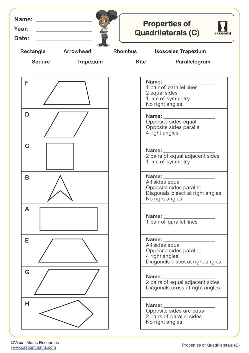 Year 4 Properties Of Shapes Worksheets PDF Printable Worksheets Year 4 Properties Of Shapes Worksheets PDF Printable Worksheets